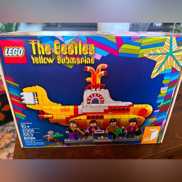 Lego Games Rare Beatles Yellow Submarine Lego Set New Sealed In Box